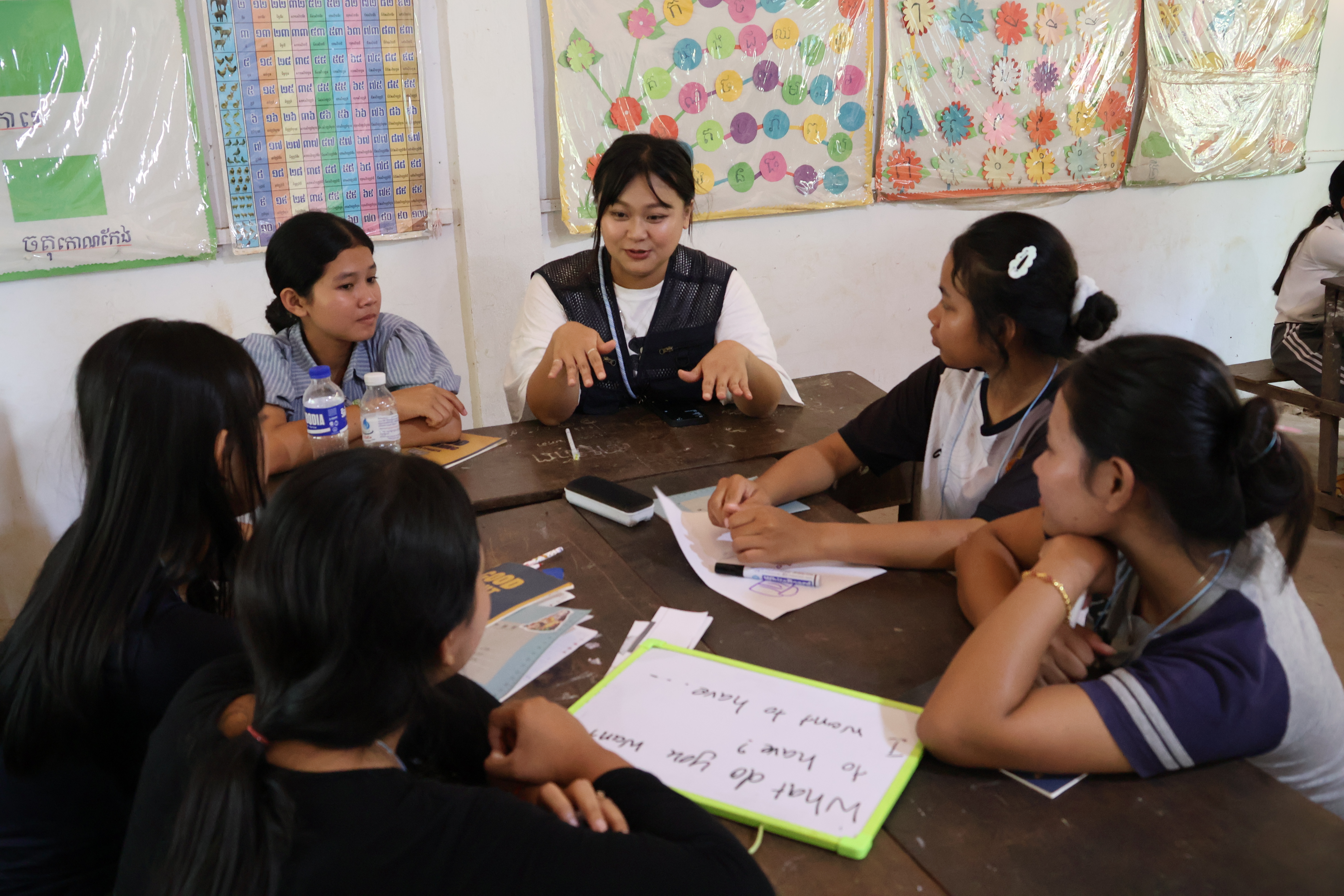 團隊志工引導工作坊高中生討論教學技巧