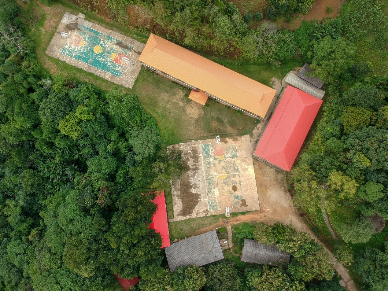 帕黨村培英中學俯瞰圖